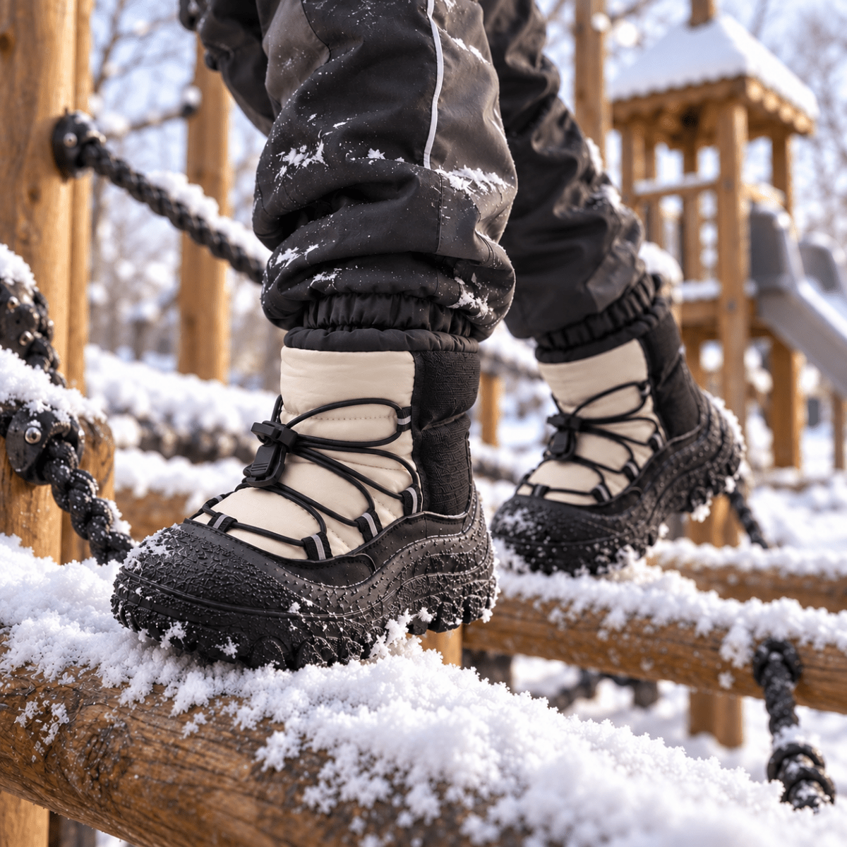 Agua - Winter Wasserdichte Barfuß-Stiefel für Kinder Schuhe