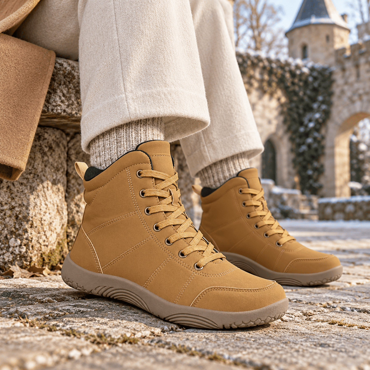 Fjord – Wasserdichte Barfuß-Winterstiefel | Barfußschuhe für Trail & Wandern mit breiter Zehenbox Barfußschuhe
