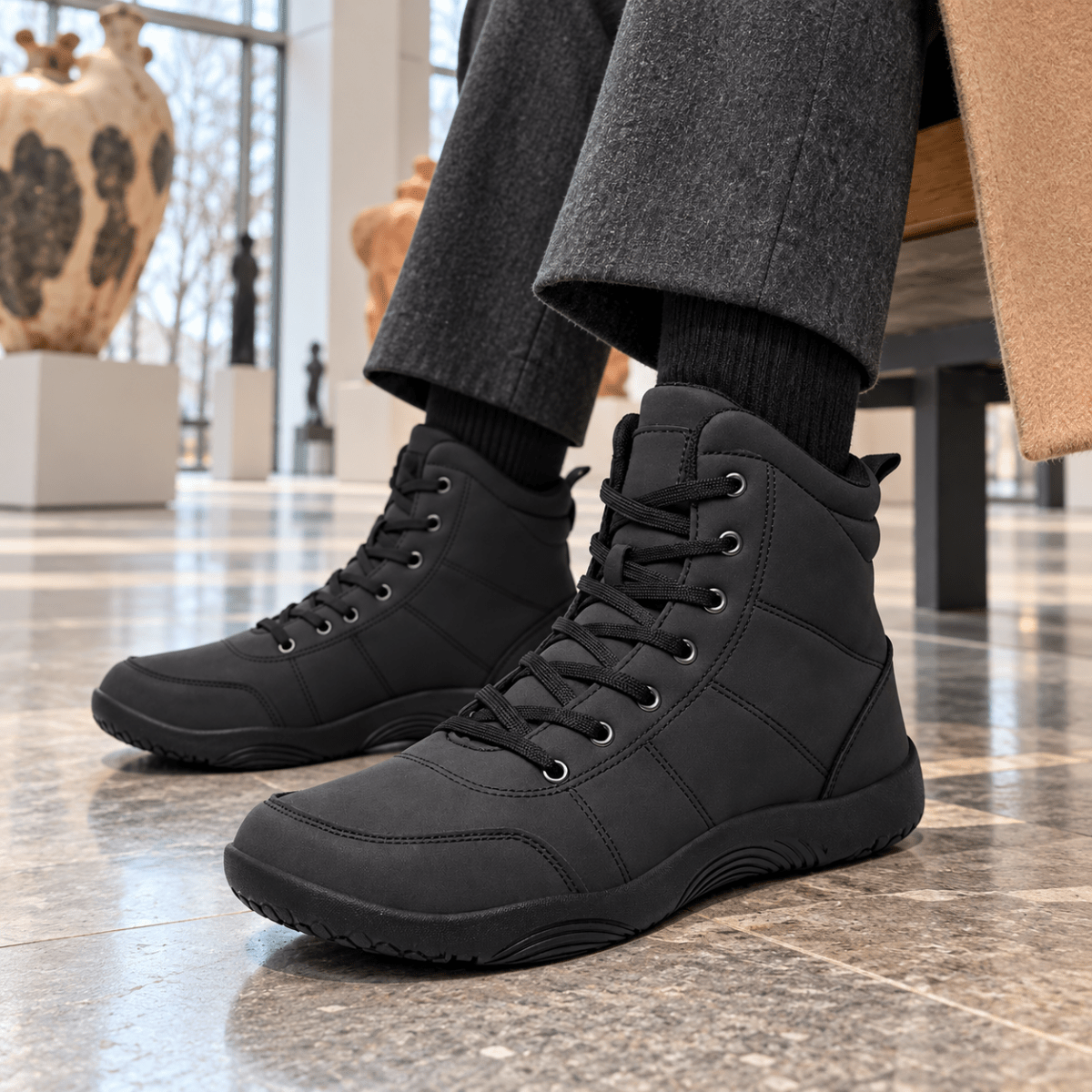 Fjord – Wasserdichte Barfuß-Winterstiefel | Barfußschuhe für Trail & Wandern mit breiter Zehenbox Barfußschuhe