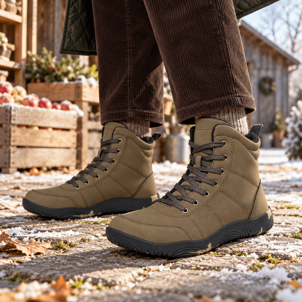Fjord – Wasserdichte Barfuß-Winterstiefel | Barfußschuhe für Trail & Wandern mit breiter Zehenbox Barfußschuhe