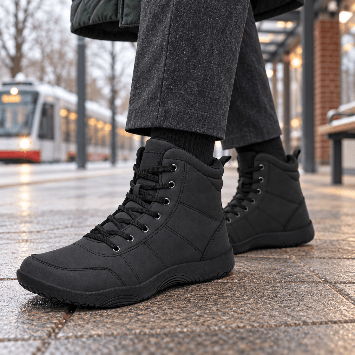 Fjord – Wasserdichte Barfuß-Winterstiefel | Barfußschuhe für Trail & Wandern mit breiter Zehenbox Barfußschuhe