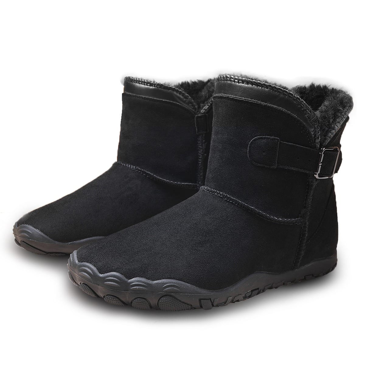 Hyggo – Gefütterte Barfuß-Winterstiefel mit breiter Zehenbox – Wasserdicht Barfußschuhe