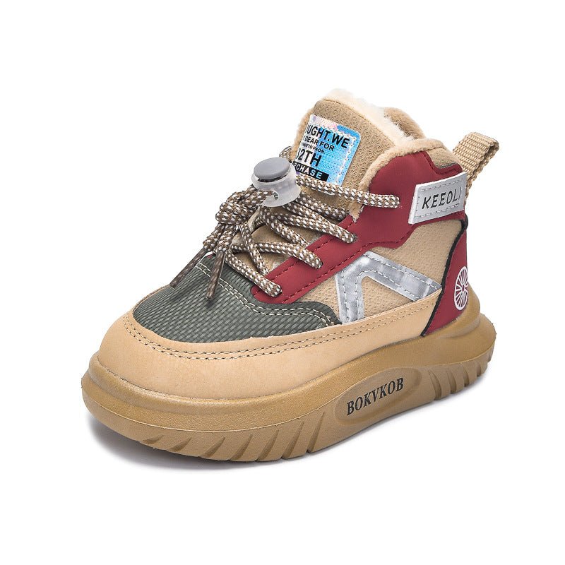 Juri – Orthopädische Kinder Schneestiefel gefüttert – Warme Winter-Sneaker mit Schnellschnürung & rutschfester Sohle Kinderschuhe