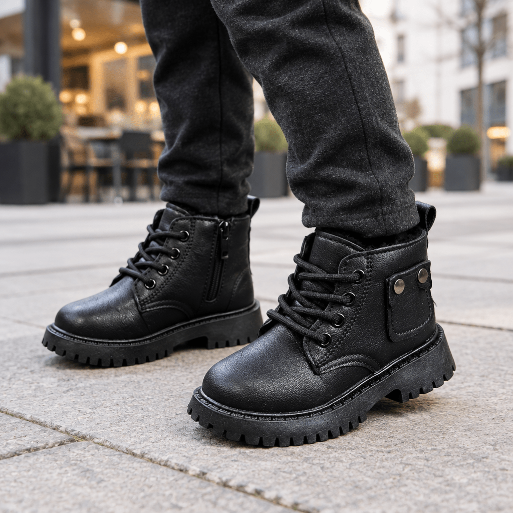 Lumi – Gefütterte Kinder-Winterstiefel mit Reißverschluss