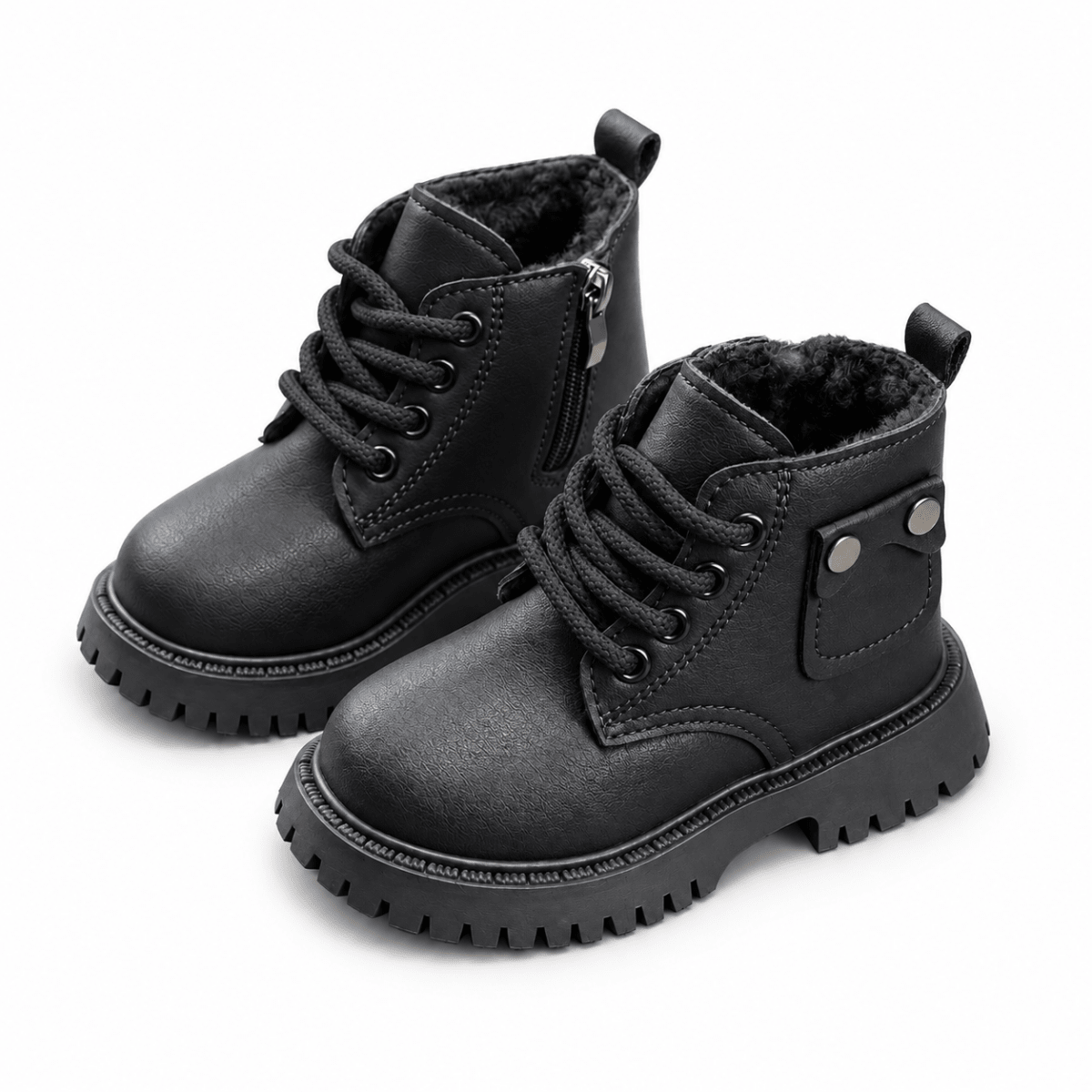 Lumi – Gefütterte Kinder-Winterstiefel mit Reißverschluss