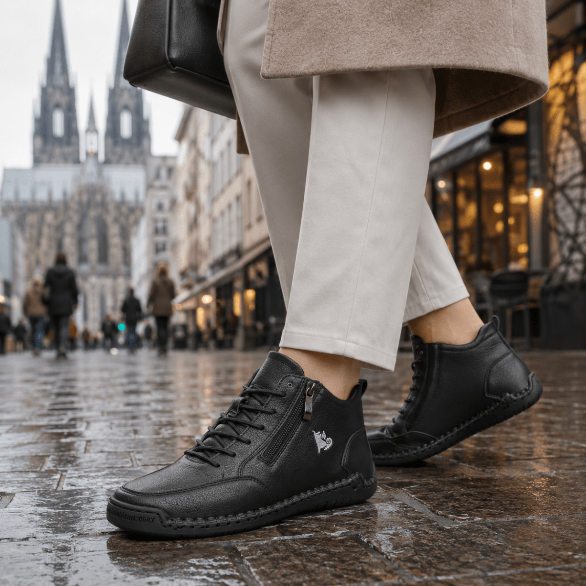 Mira™ - Komfortable orthopädische Barfuß-Sneakers + Reißverschluss Barfußschuhe