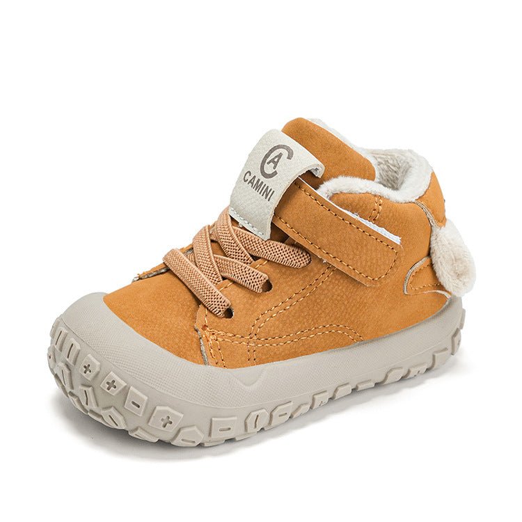 Momo – Orthopädische Kinder Winterschuhe gefüttert – Warme Lauflernschuhe mit Klettverschluss & weicher, rutschfester Sohle Kinderschuhe