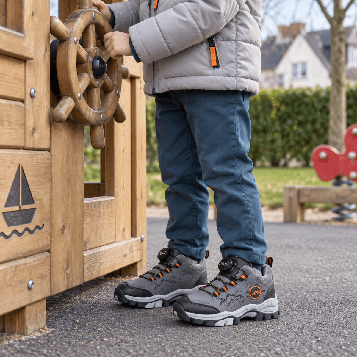 Wiecel™ – BergMax - Wasserdichte Kinder-Wanderschuhe mit Schnellverschluss Schuhe
