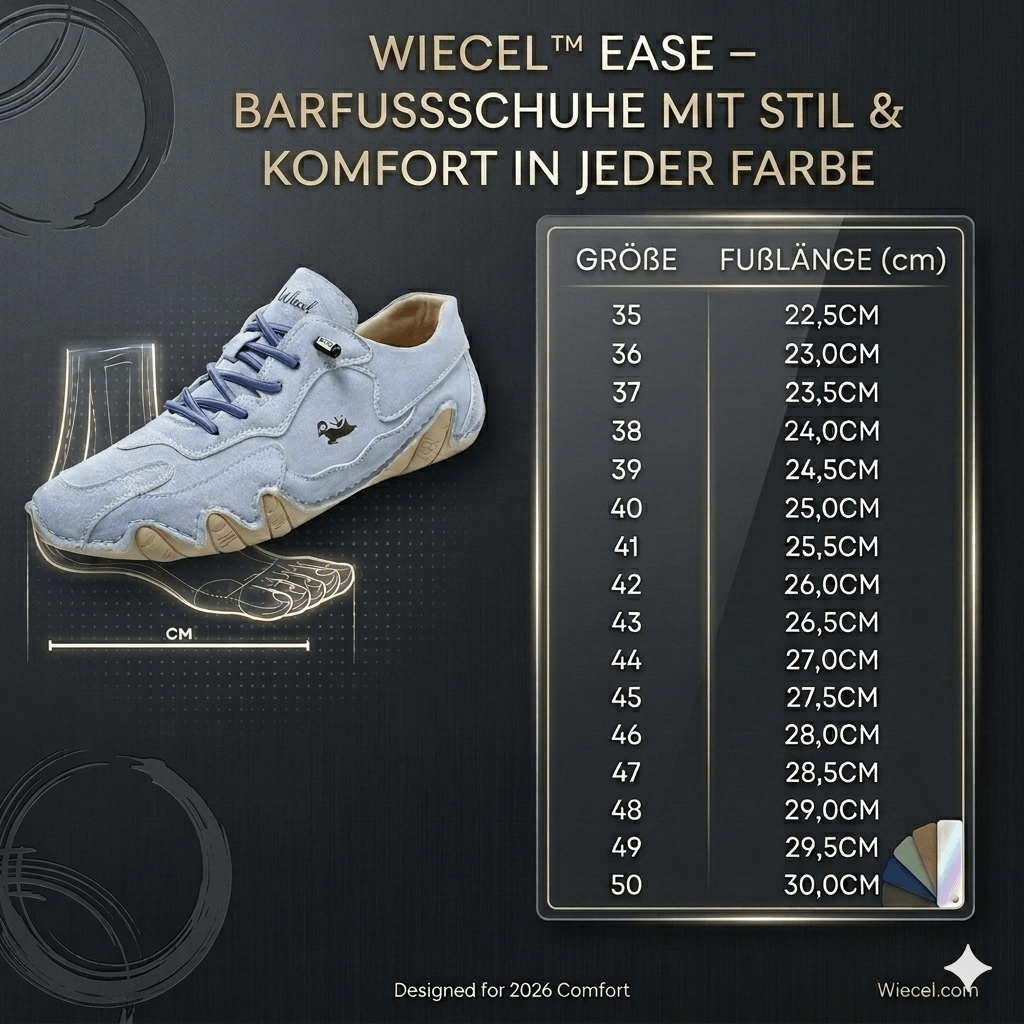 Wiecel™ Ease – Barfußschuhe mit Stil & Komfort in jeder Farbe Barfußschuhe