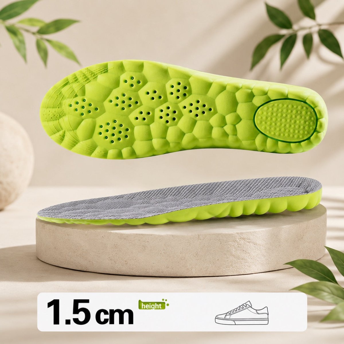 Wiecel™ LiftStep – Erhöhende Komfort - Einlegesohlen Schuh - Einlegesohle