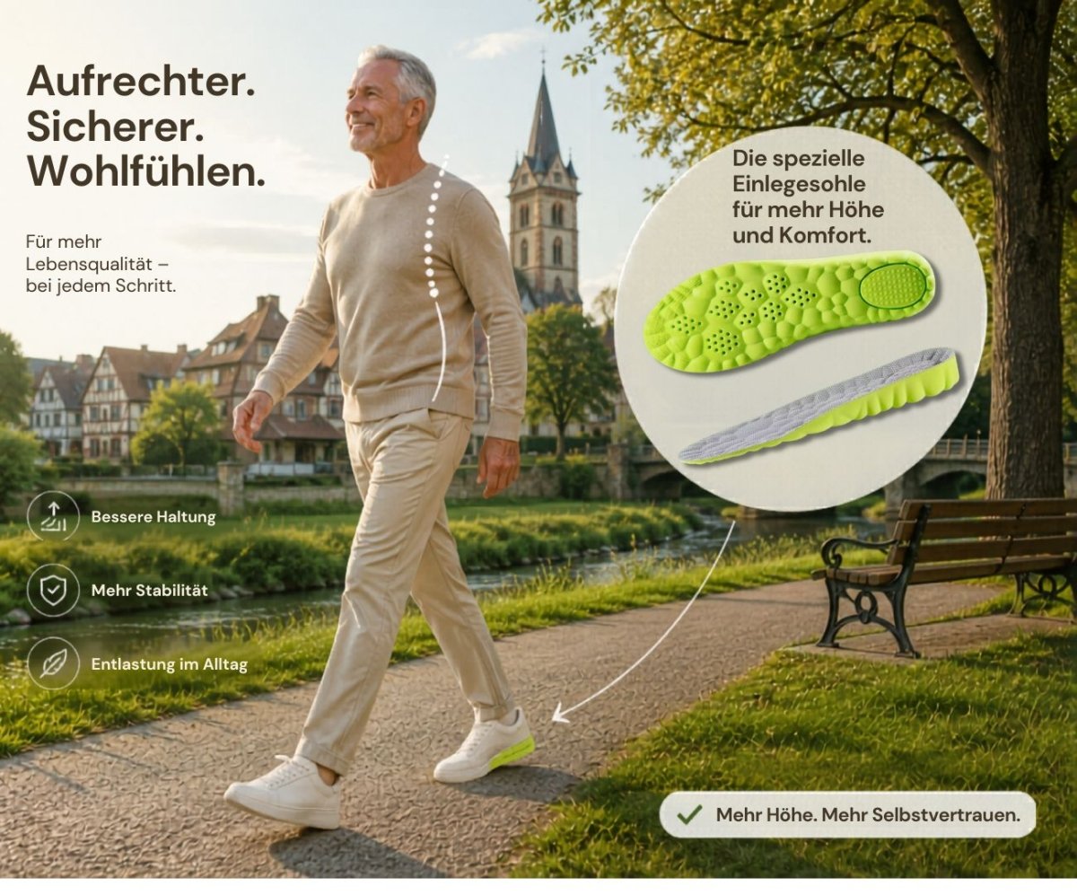 Wiecel™ LiftStep – Erhöhende Komfort - Einlegesohlen Schuh - Einlegesohle