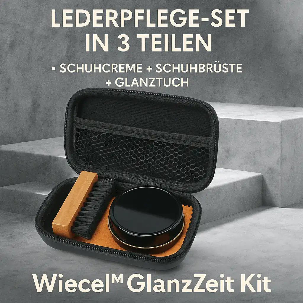 Wiecel™ Schuhpflege - Set – Natürliche Pflege für Barfußschuhe Schuhe
