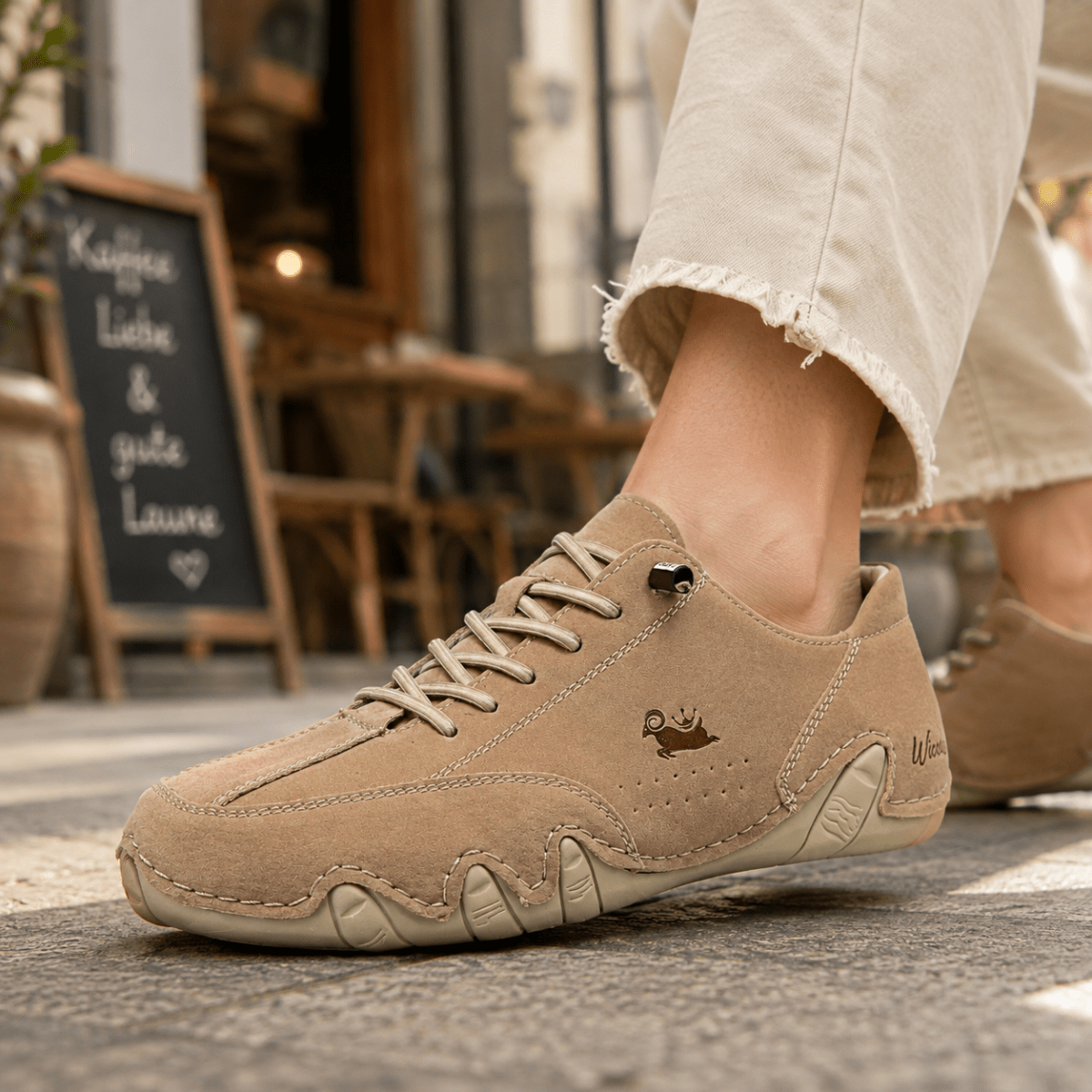 Wiecel™ - Ultra-bequemer Barfußschuhe aus Leder Barfußschuhe
