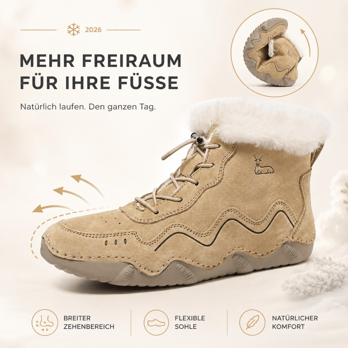 Wiecel™ WinterStyle – Warme Barfußschuhe Barfußschuhe