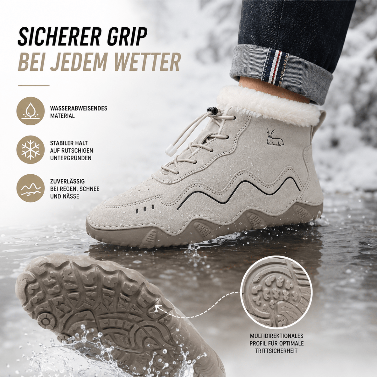 Wiecel™ WinterStyle – Warme Barfußschuhe Barfußschuhe