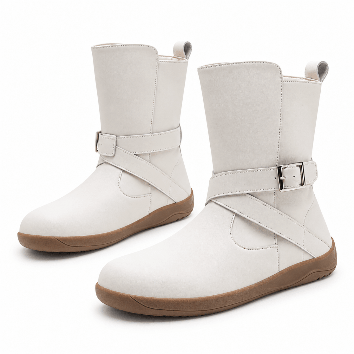 Barfußschuhe Damen Winter: wasserdichter Barfußstiefel Elva mit breiter Zehenbox