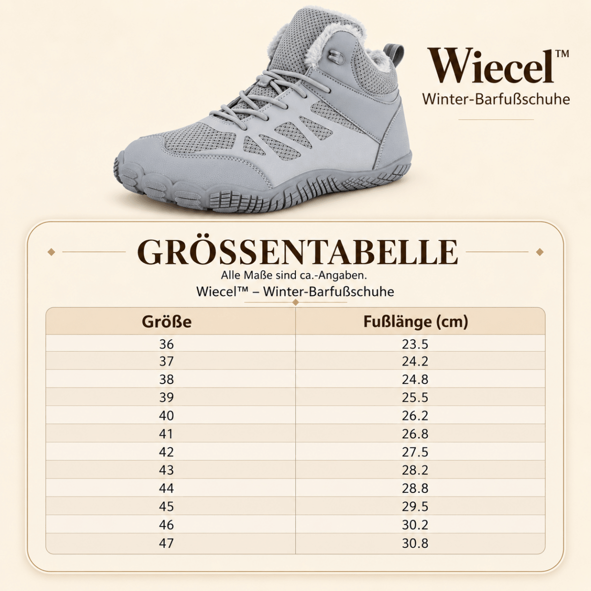 Antir - Wasserdichte & gefütterte Barfußschuhe Barfußschuhe