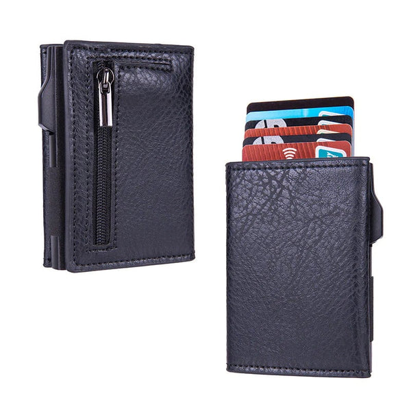 Wiecel™ Geldbörse mit automatischem Pop-up-Kartenhalter Brieftasche