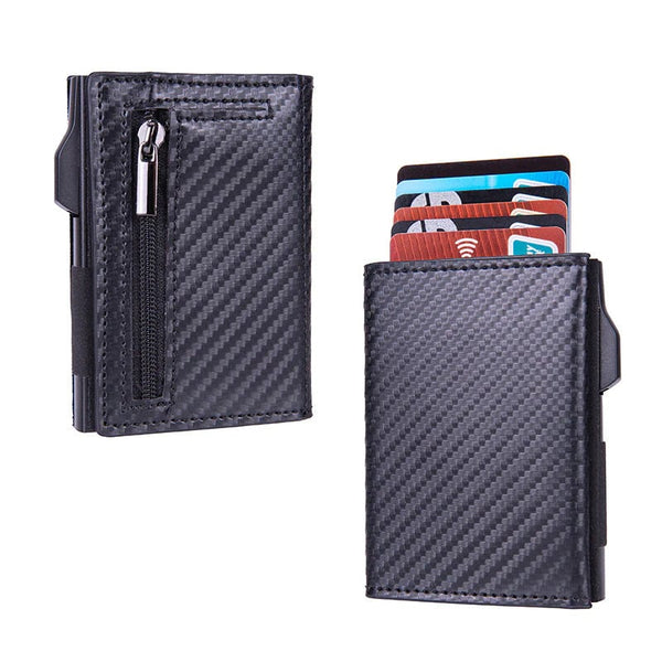 Wiecel™ Geldbörse mit automatischem Pop-up-Kartenhalter Brieftasche