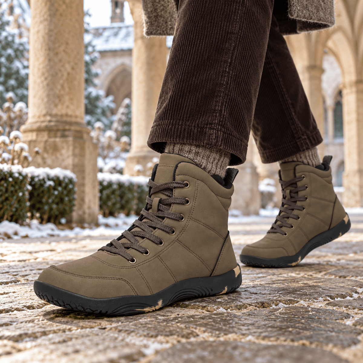 Fjord – Wasserdichte Barfuß-Winterstiefel | Barfußschuhe für Trail & Wandern mit breiter Zehenbox Barfußschuhe