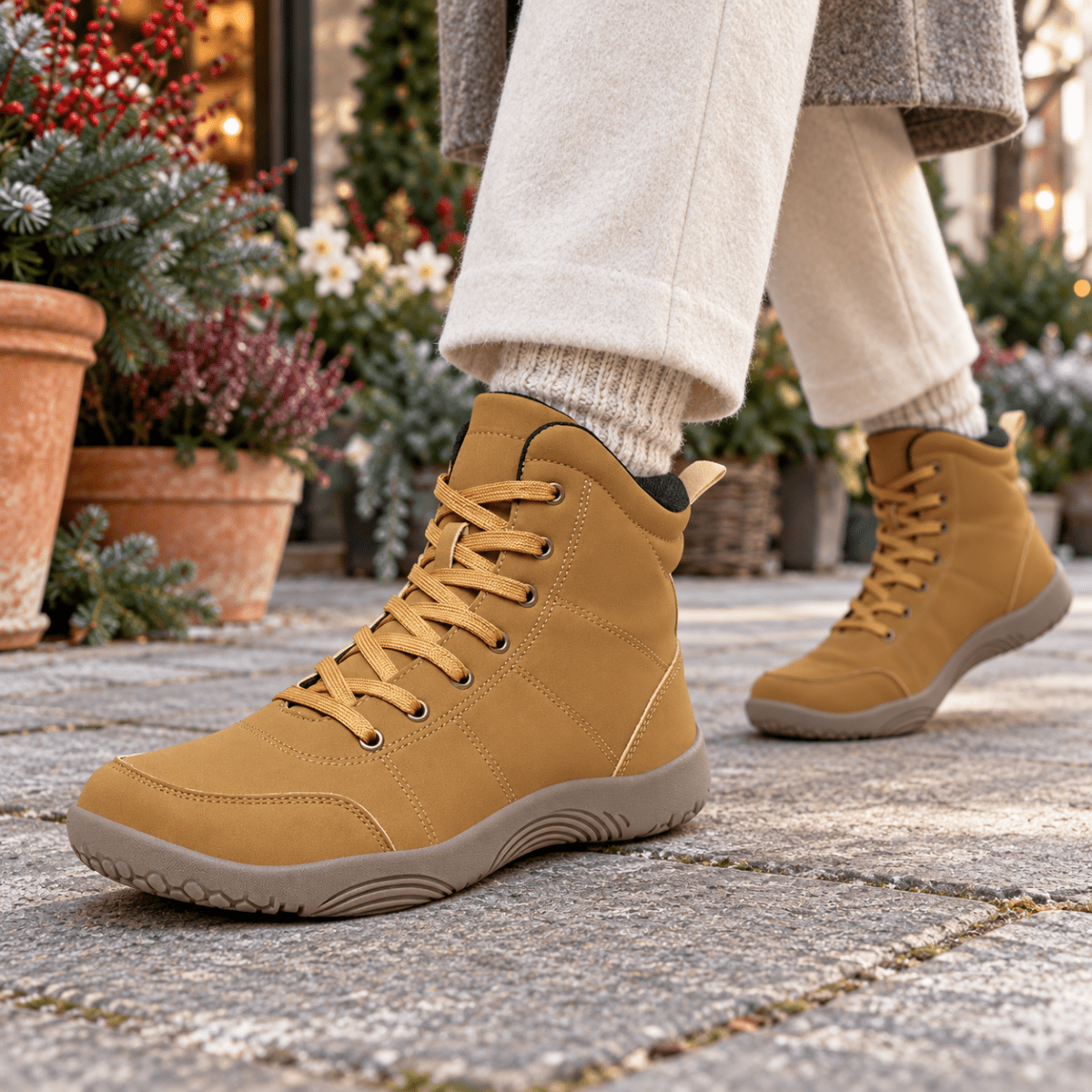 Fjord – Wasserdichte Barfuß-Winterstiefel | Barfußschuhe für Trail & Wandern mit breiter Zehenbox Barfußschuhe
