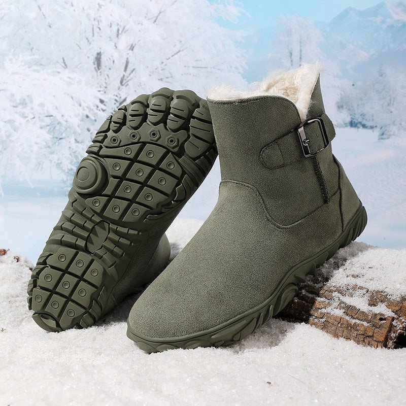 Hygge – Orthopädische Winter-Barfußstiefeletten | Warm gefüttert, rutschfest & breite Zehenbox Barfußschuhe