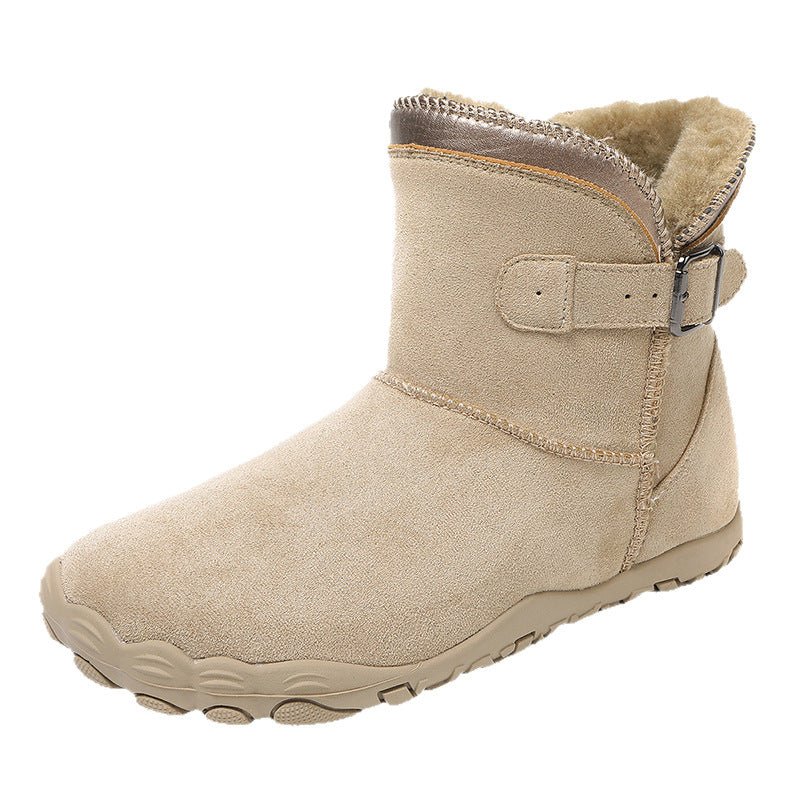 Hygge – Orthopädische Winter-Barfußstiefeletten | Warm gefüttert, rutschfest & breite Zehenbox Barfußschuhe