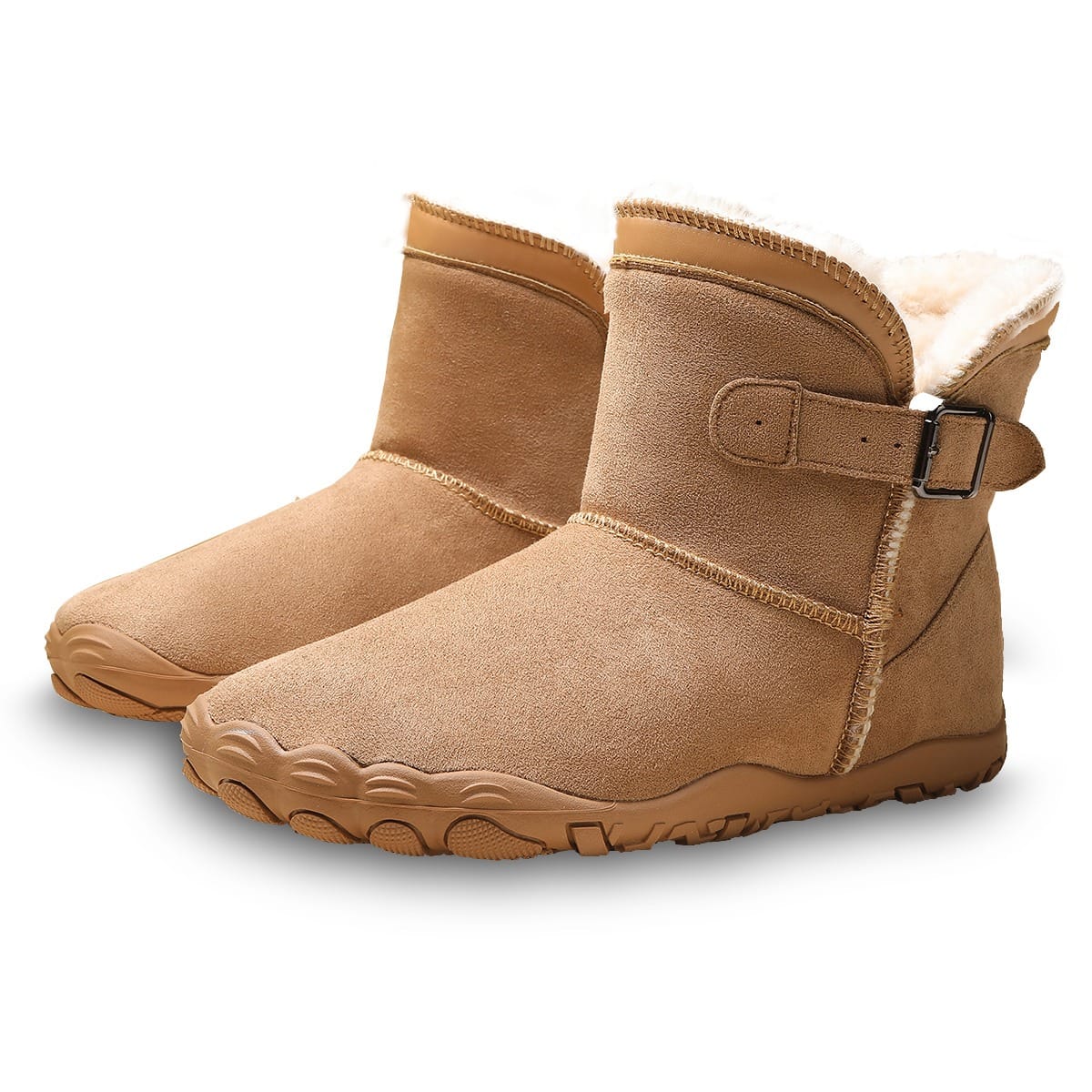 Hyggo – Gefütterte Barfuß-Winterstiefel mit breiter Zehenbox – Wasserdicht Barfußschuhe