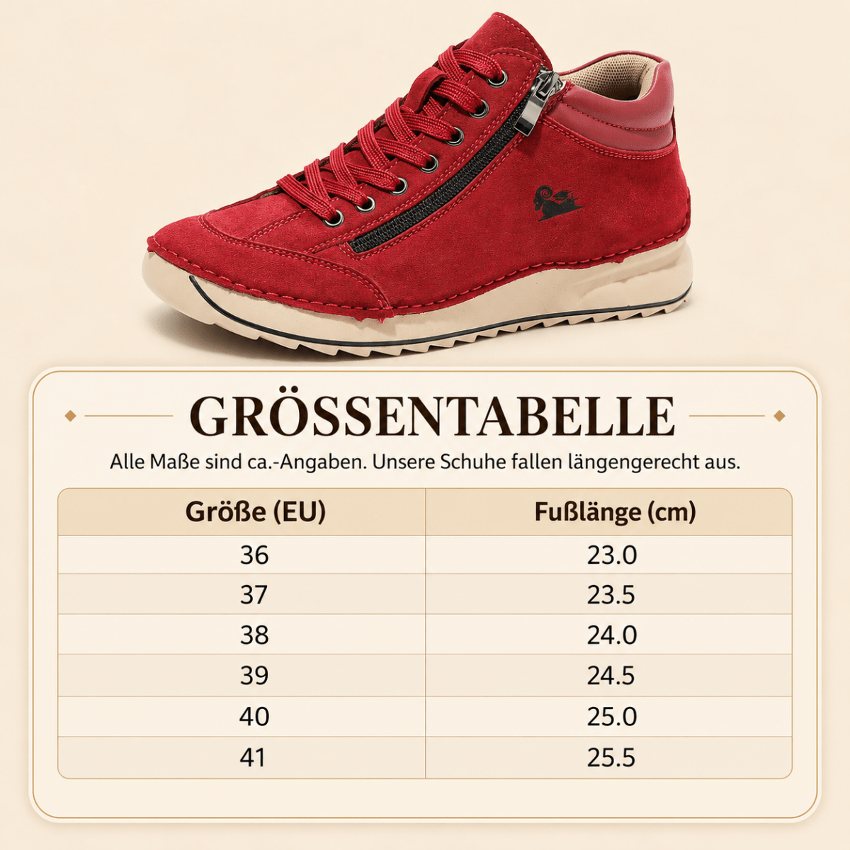 Lunea – Handgenähte Winter-Barfußschuhe mit Reißverschluss für Damen Barfußschuhe