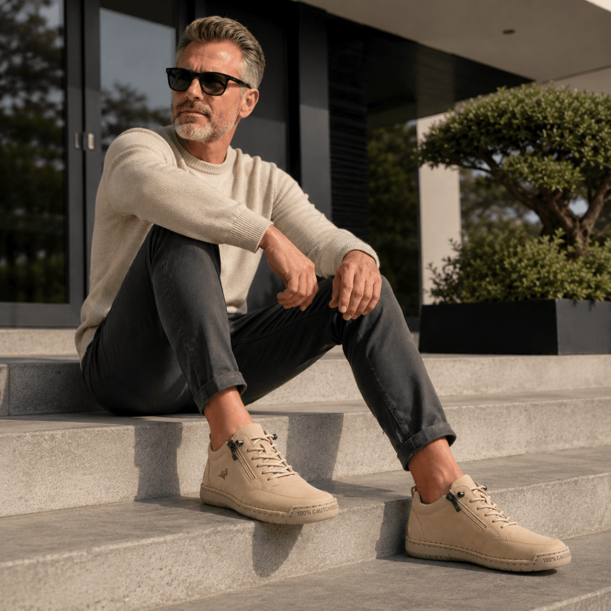Mira™ - Komfortable orthopädische Barfuß-Sneakers + Reißverschluss Barfußschuhe
