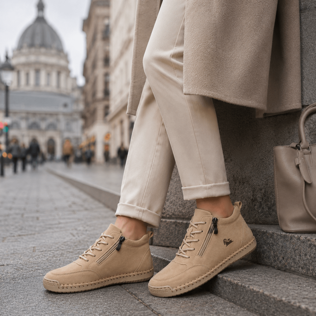 Mira™ - Komfortable orthopädische Barfuß-Sneakers + Reißverschluss Barfußschuhe