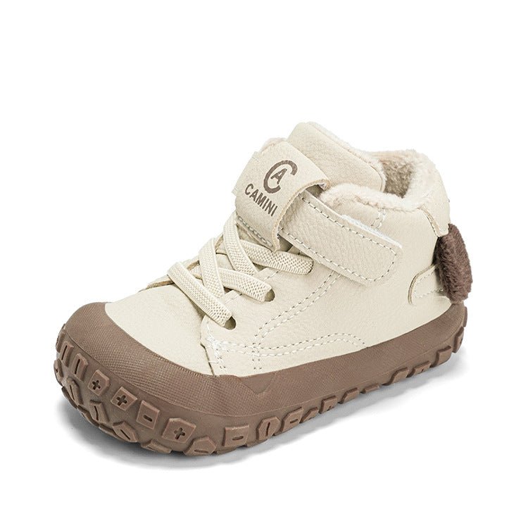 Momo – Orthopädische Kinder Winterschuhe gefüttert – Warme Lauflernschuhe mit Klettverschluss & weicher, rutschfester Sohle Kinderschuhe