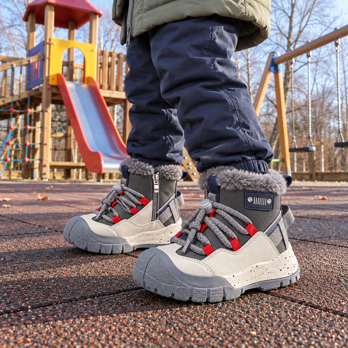 Wiecel® Flocki – Warm gefütterte Kinder-Winterschuhe Barfußschuhe