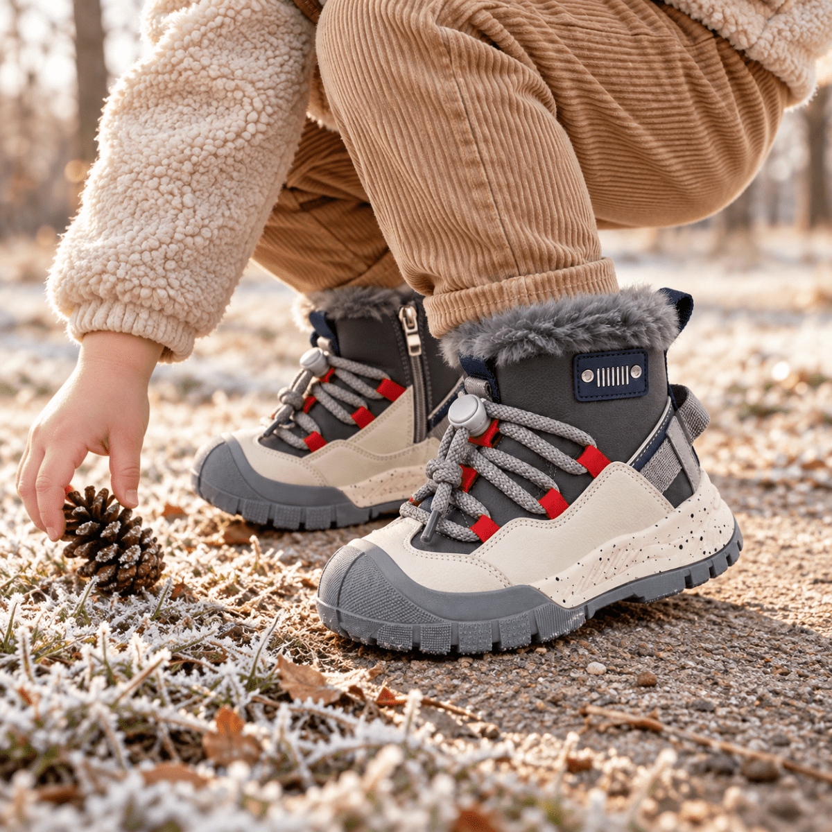 Wiecel® Flocki – Warm gefütterte Kinder-Winterschuhe Barfußschuhe