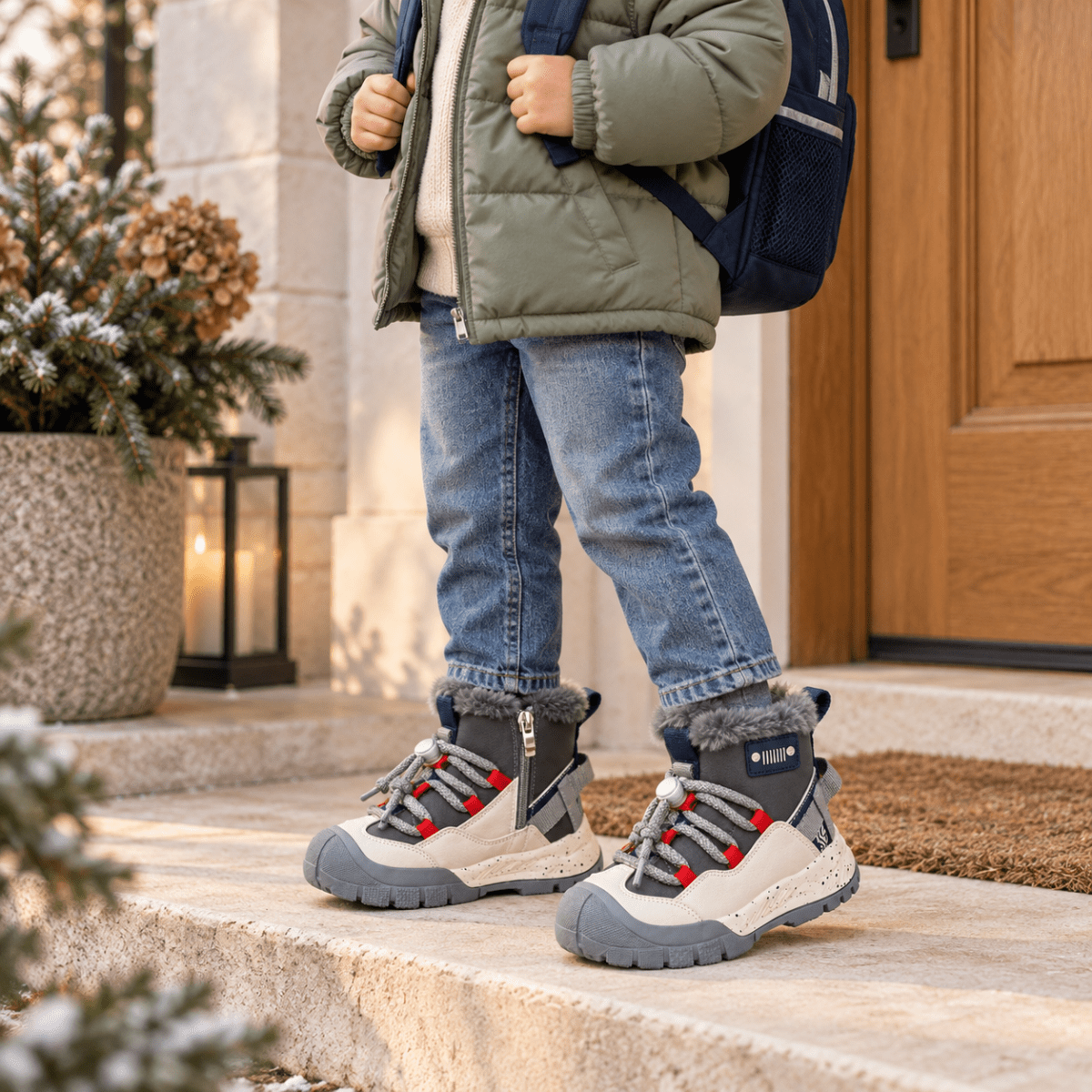 Wiecel® Flocki – Warm gefütterte Kinder-Winterschuhe Barfußschuhe