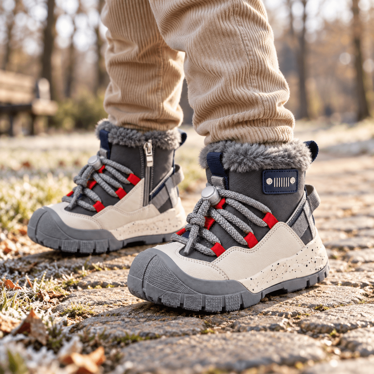 Wiecel® Flocki – Warm gefütterte Kinder-Winterschuhe Barfußschuhe