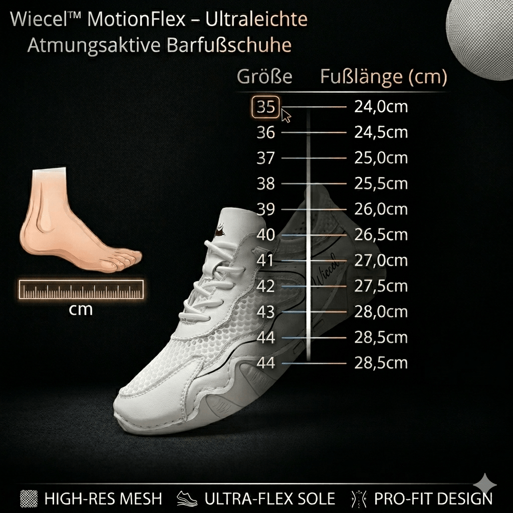 Wiecel™ MotionFlex – Ultraleichte Atmungsaktive Barfußschuhe Barfußschuhe