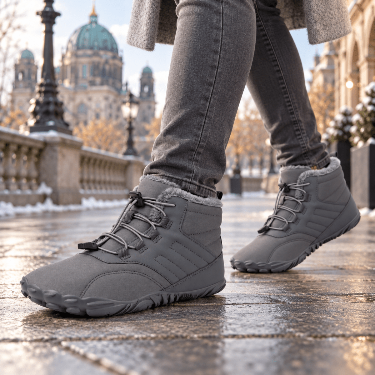 Wiecel™ PolarFlex - Wasserdichte Winter Barfußschuhe | Warm & Bequem Barfußschuhe