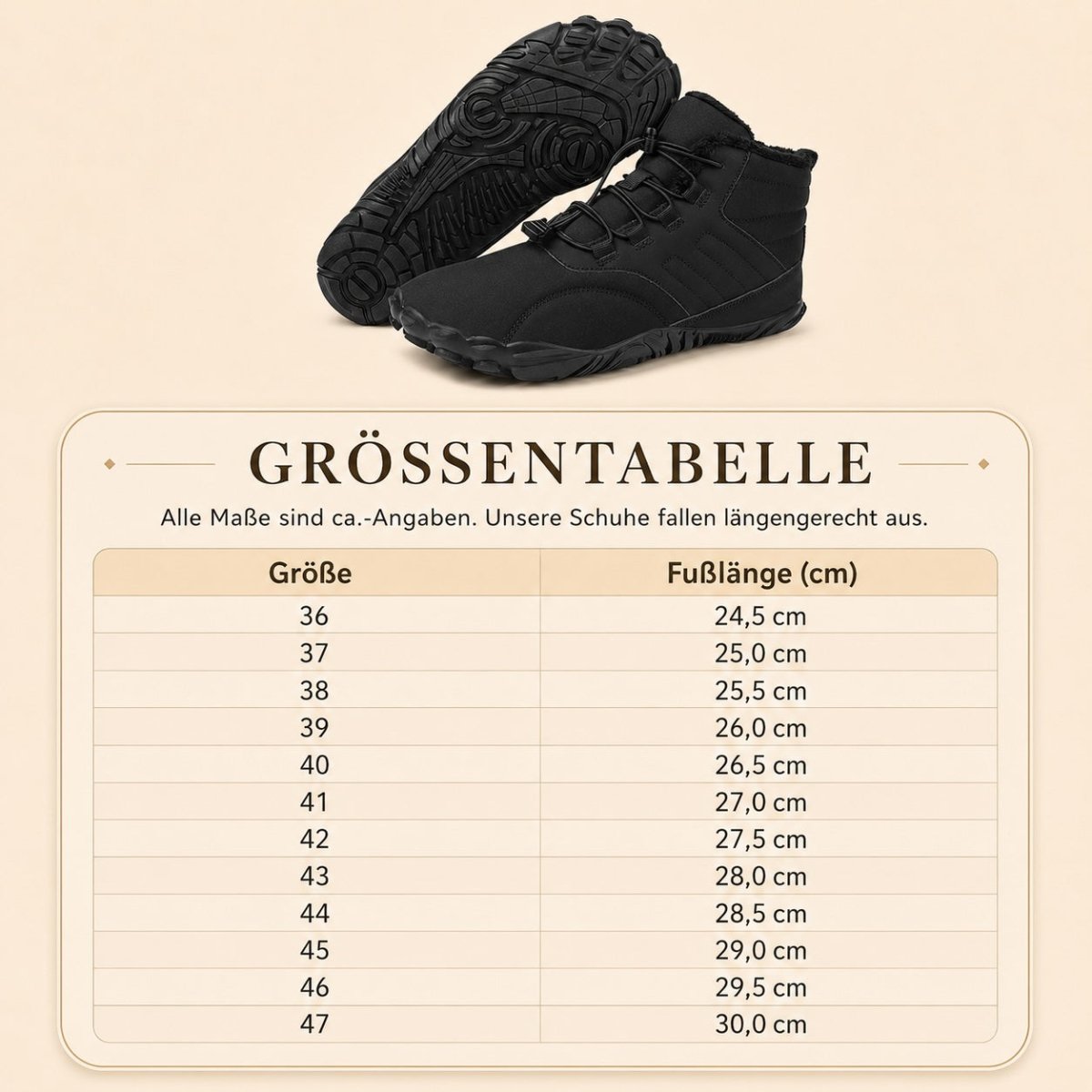 Wiecel™ PolarFlex - Wasserdichte Winter Barfußschuhe | Warm & Bequem Barfußschuhe