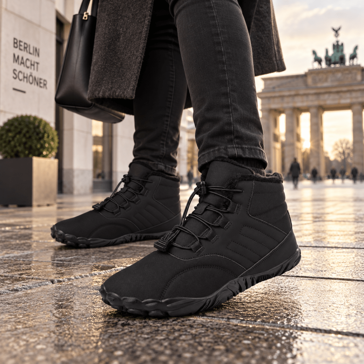 Wiecel™ PolarFlex - Wasserdichte Winter Barfußschuhe | Warm & Bequem Barfußschuhe