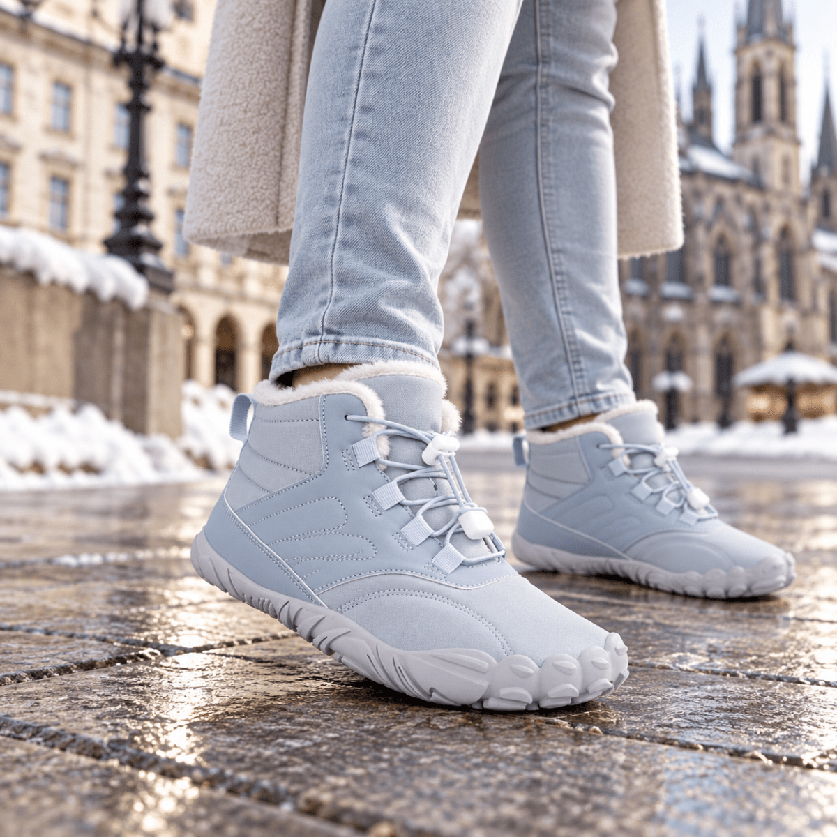Wiecel™ PolarFlex - Wasserdichte Winter Barfußschuhe | Warm & Bequem Barfußschuhe