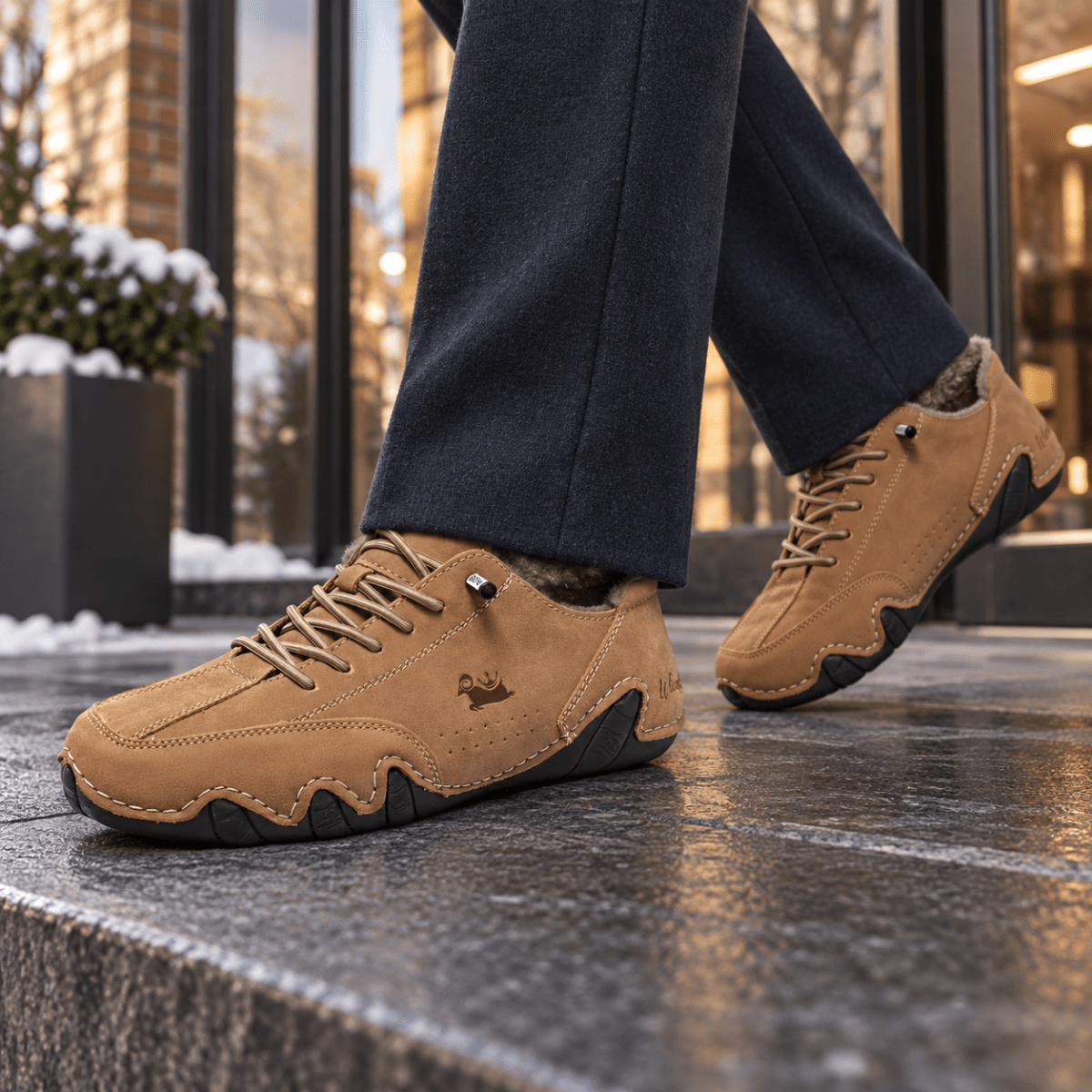 Wiecel™ Ultra-bequeme, wasserabweisende Winterbarfußschuhe mit Innenfutter Barfußschuhe