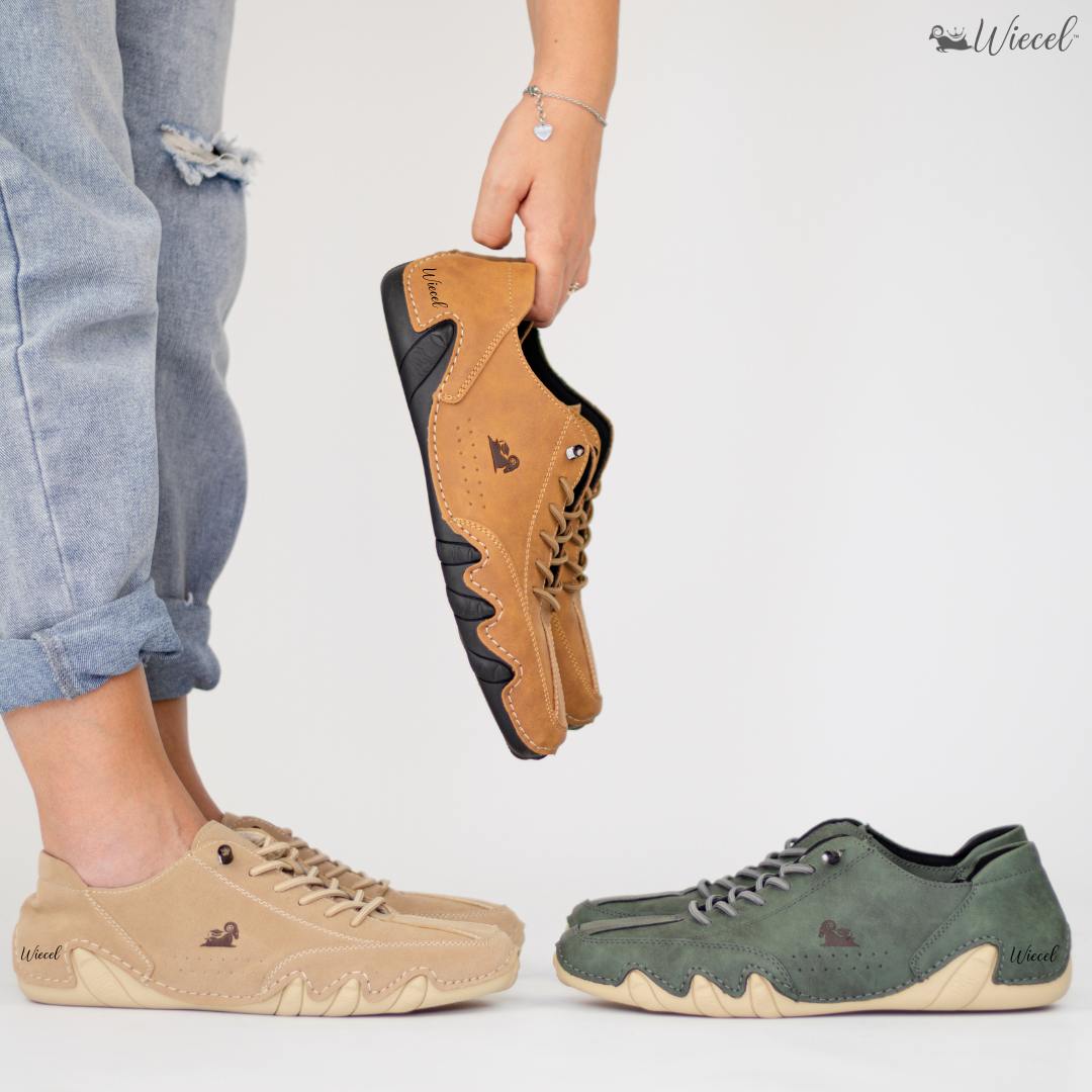 Wiecel™ - Ultra - bequemer Barfußschuhe aus Leder Barfußschuhe