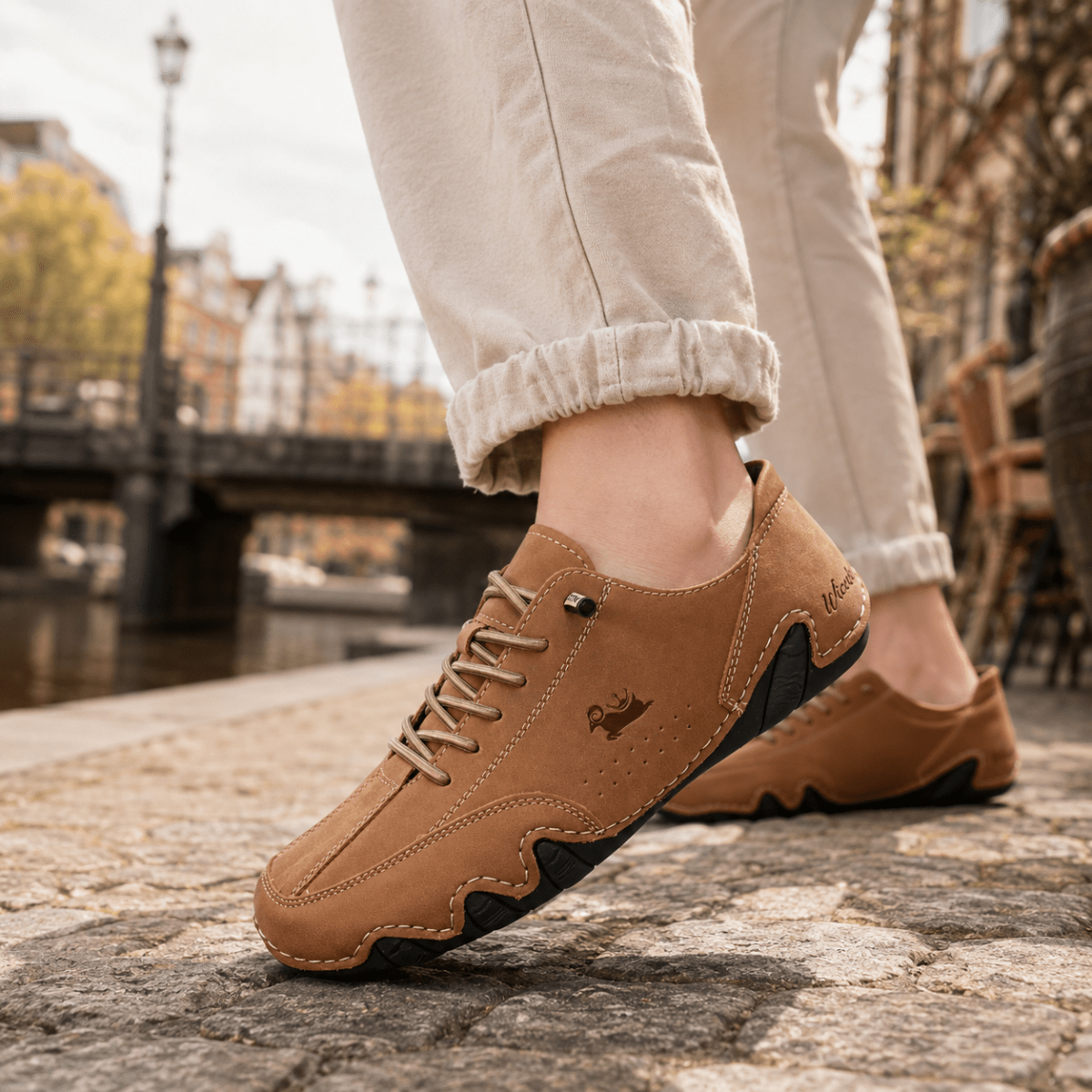 Wiecel™ - Ultra-bequemer Barfußschuhe aus Leder Barfußschuhe