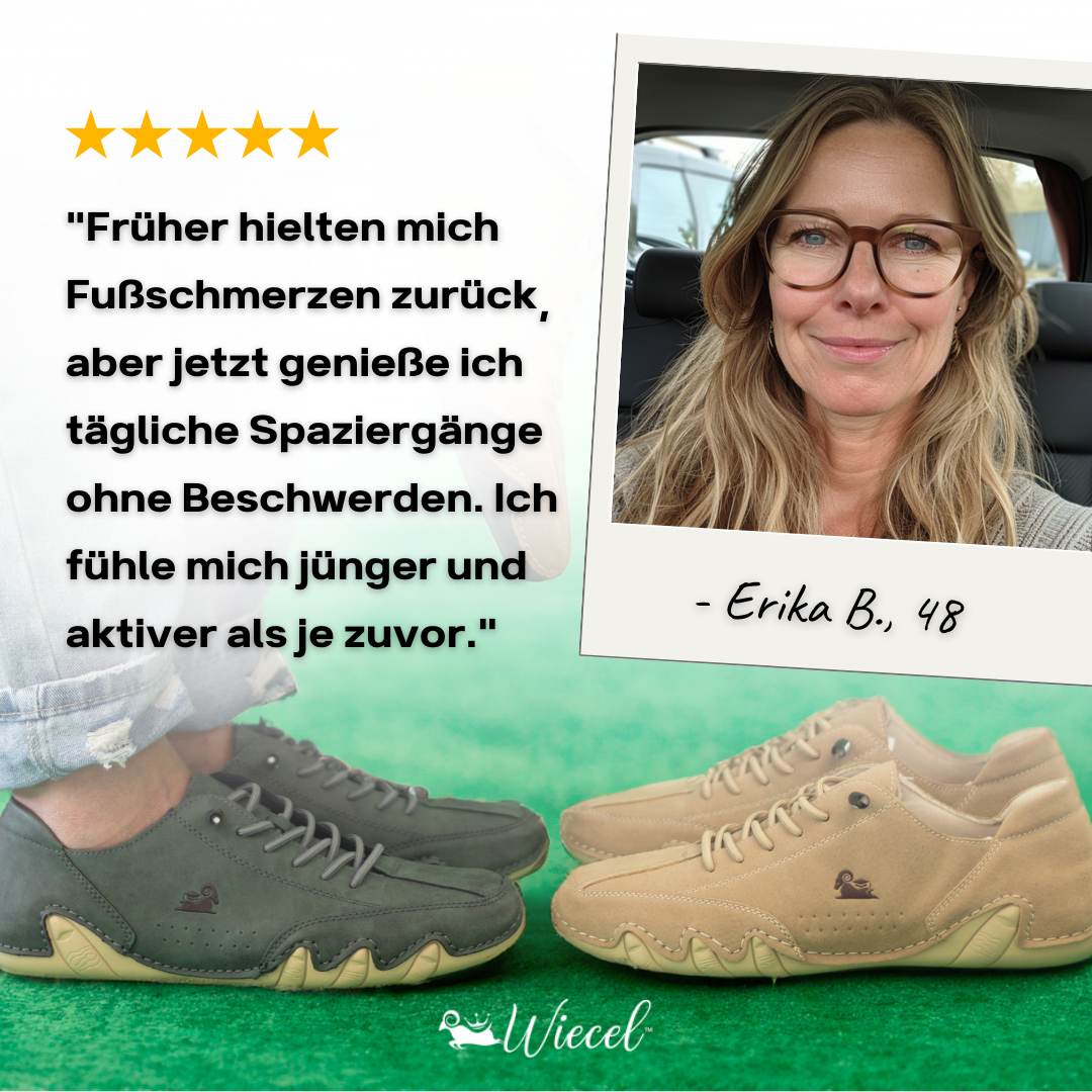 Wiecel™ - Ultra - bequemer Barfußschuhe aus Leder Schuhe