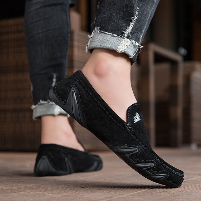 Wiecel® UrbanStep – Elegante Barfuß - Loafer aus Wildleder Barfußschuhe