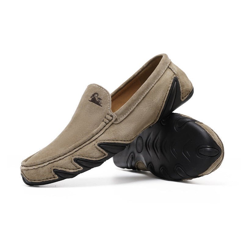Wiecel® UrbanStep – Elegante Barfuß - Loafer aus Wildleder Barfußschuhe