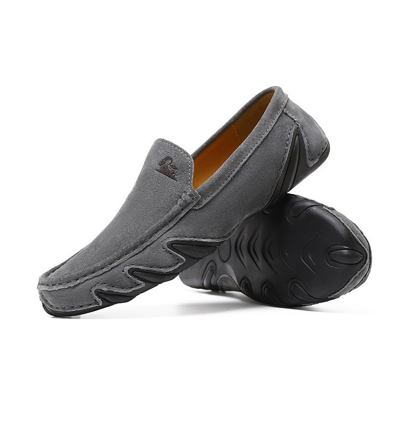 Wiecel® UrbanStep – Elegante Barfuß - Loafer aus Wildleder Barfußschuhe