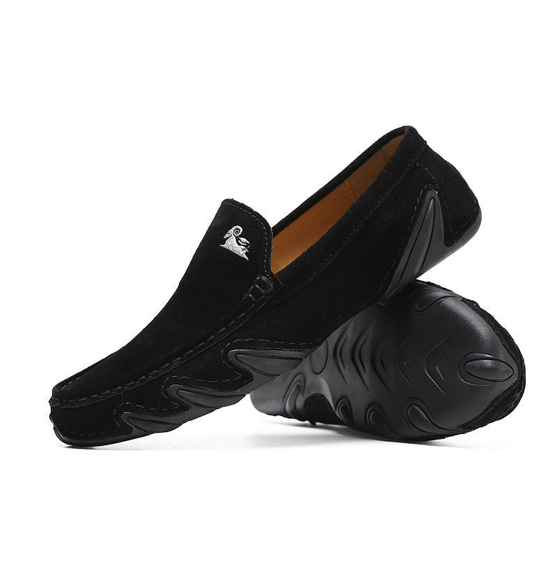 Wiecel® UrbanStep – Elegante Barfuß - Loafer aus Wildleder Barfußschuhe
