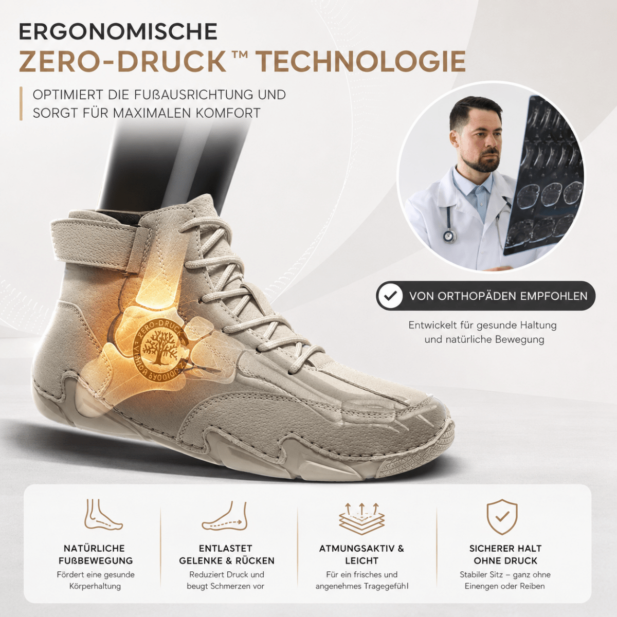 Wiecel™ - Wasserdichte Barfußschuhe aus Leder Barfußschuhe